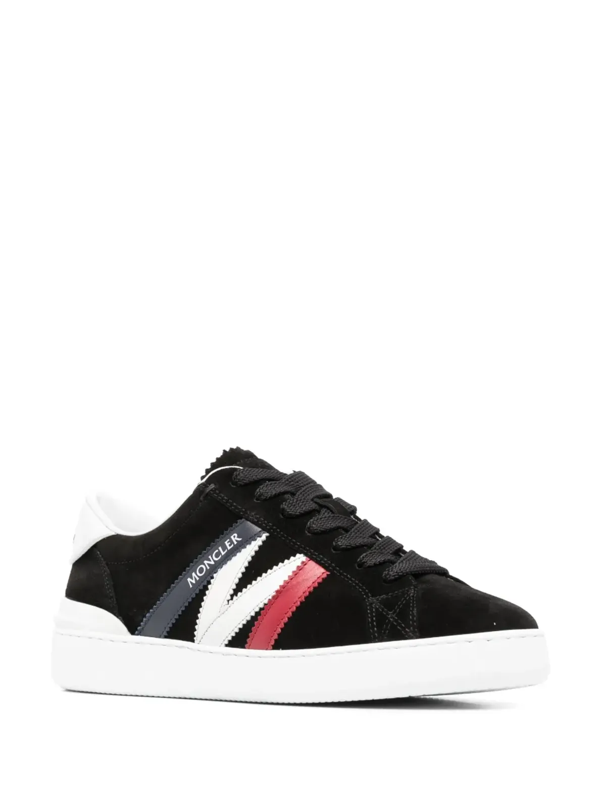 Moncler モナコ ロー・トップスニーカー ブラック - 画像2