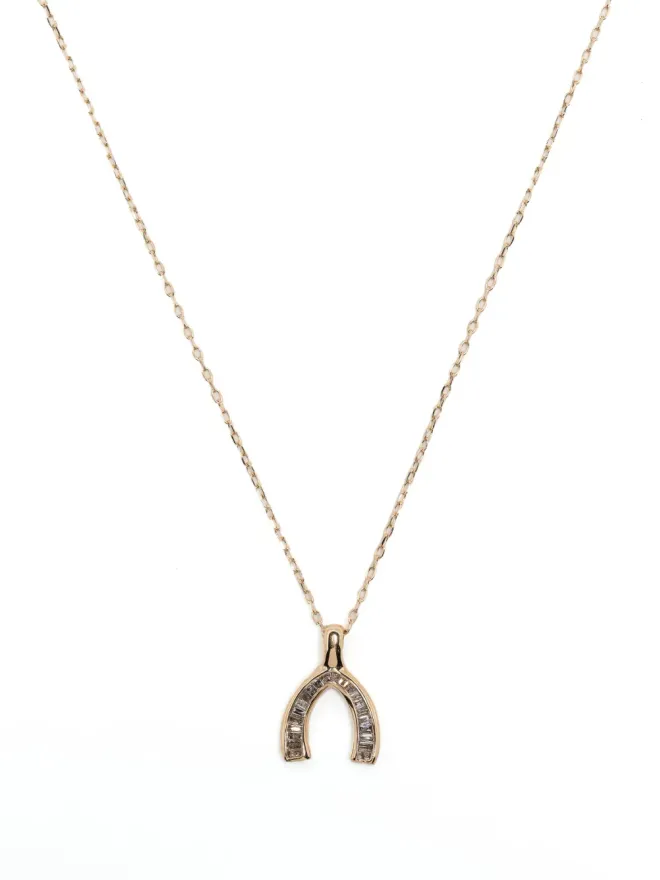 Adina Reyter Adina Reyter ウィッシュボーン ダイヤモンド ネックレスの商品画像