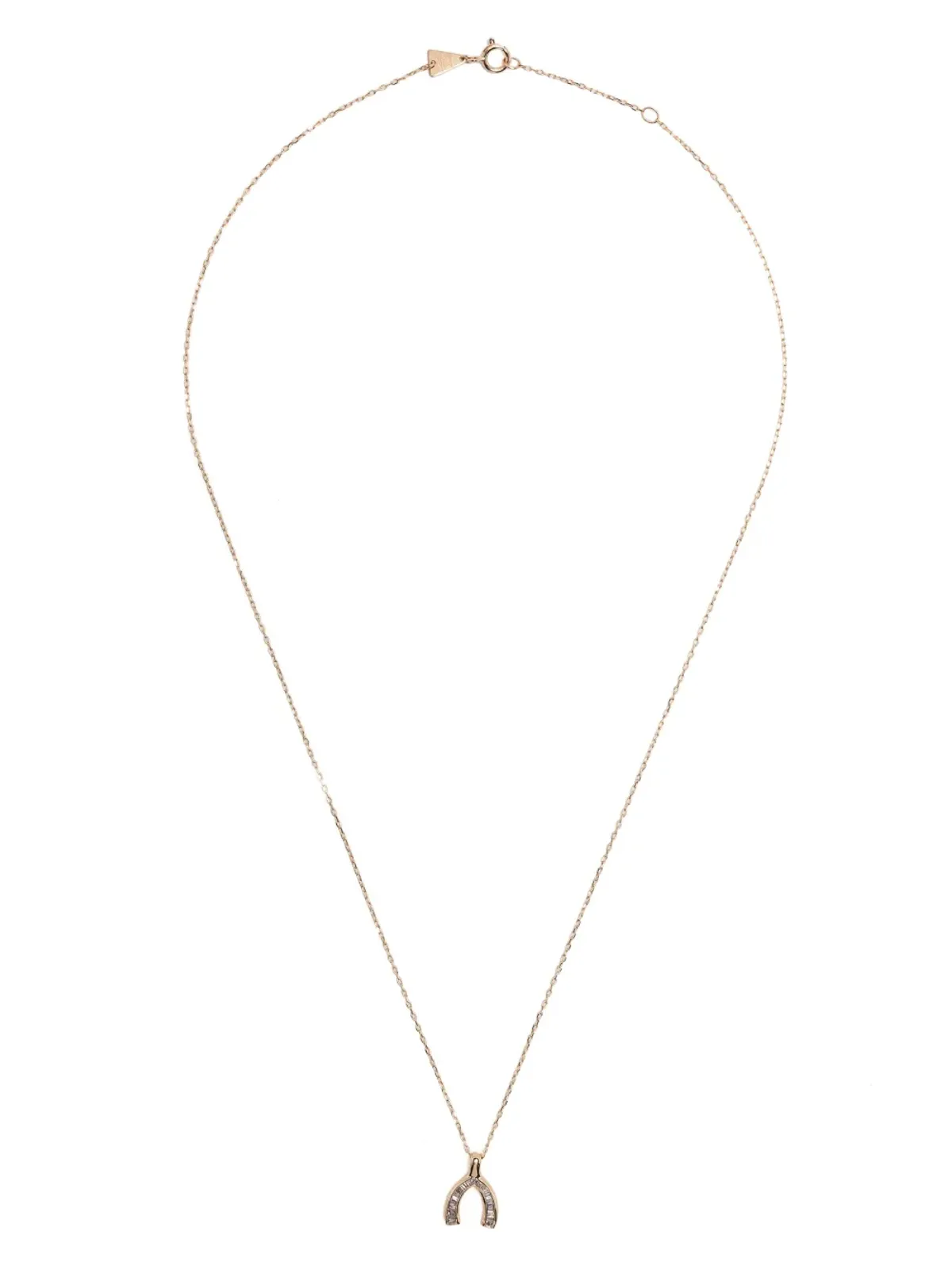 Adina Reyter ウィッシュボーン ダイヤモンド ネックレス - 画像3