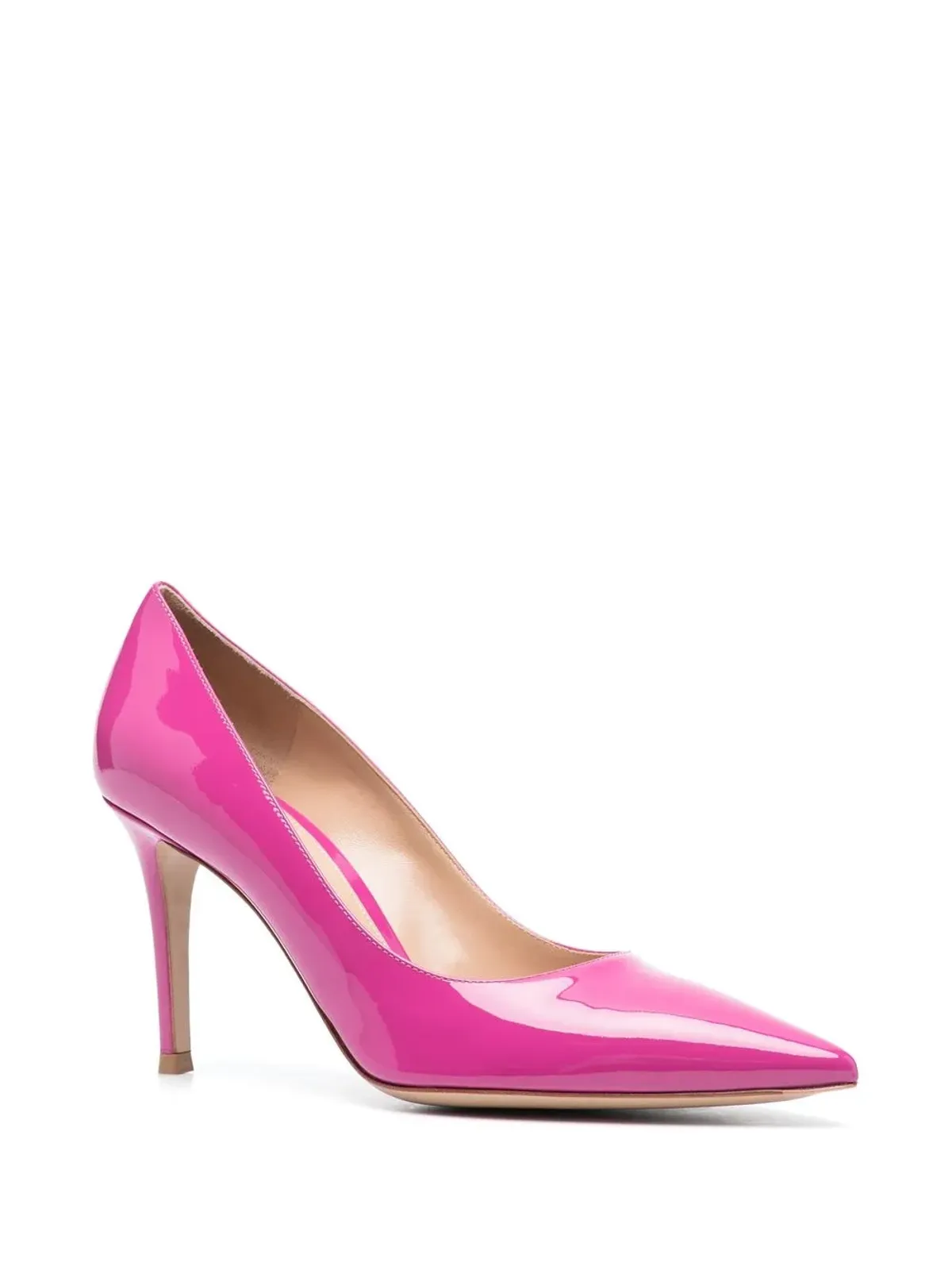 Gianvito Rossi 85mm パテントパンプス - 画像2