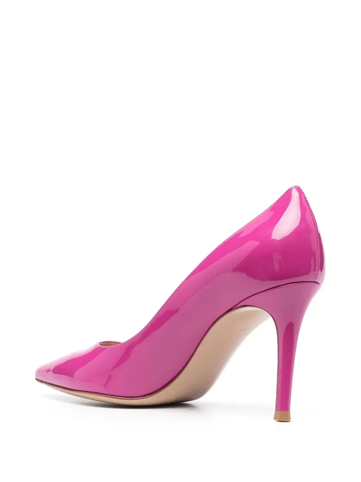 Gianvito Rossi 85mm パテントパンプス - 画像3