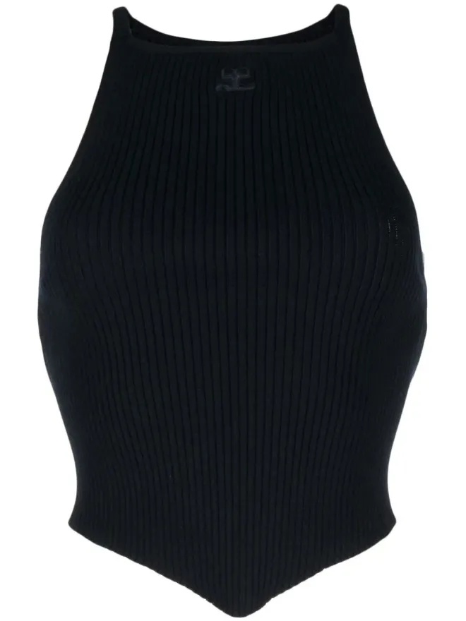 Courrèges Courrèges ポイントリブニット タンクトップの商品画像
