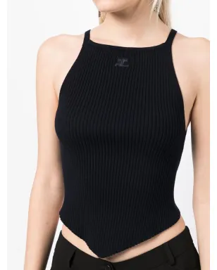 Courrèges ポイントリブニット タンクトップ - サムネイル5