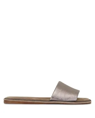 Brunello Cucinelli スクエアトゥ レザー フラットサンダル - サムネイル1