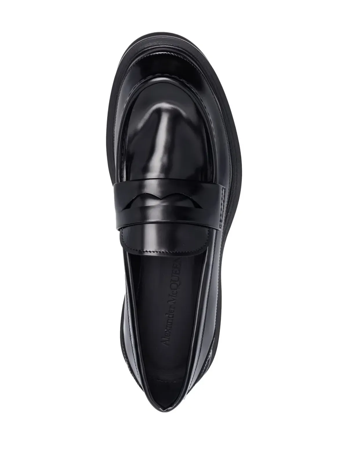 Alexander McQueen トレッドソール ペニー・スロット ローファー - 画像4