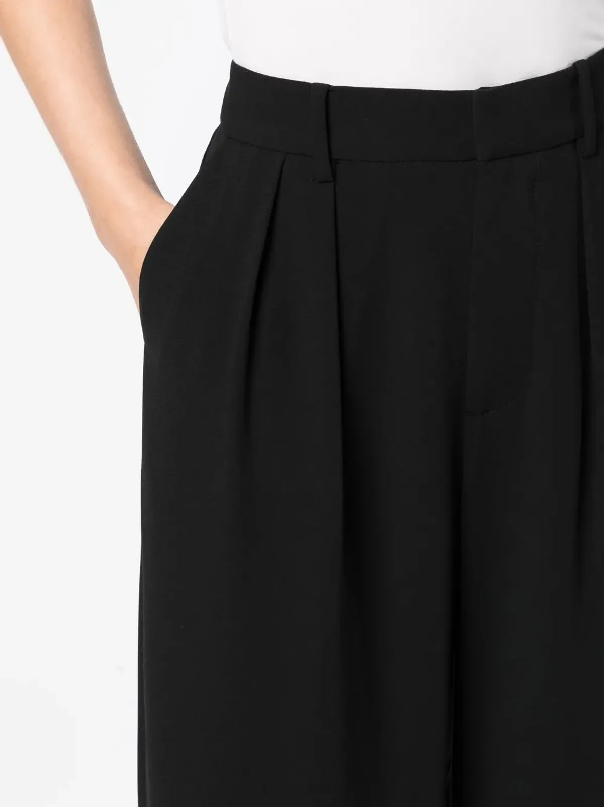 alice + olivia プリーツディテール ワイドレッグパンツ - 画像5