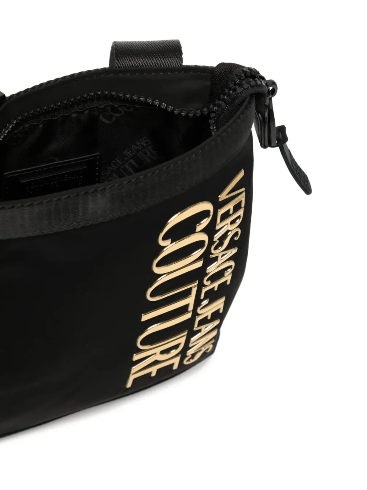 Versace Jeans Couture ロゴレタリング メッセンジャーバッグ - 画像5