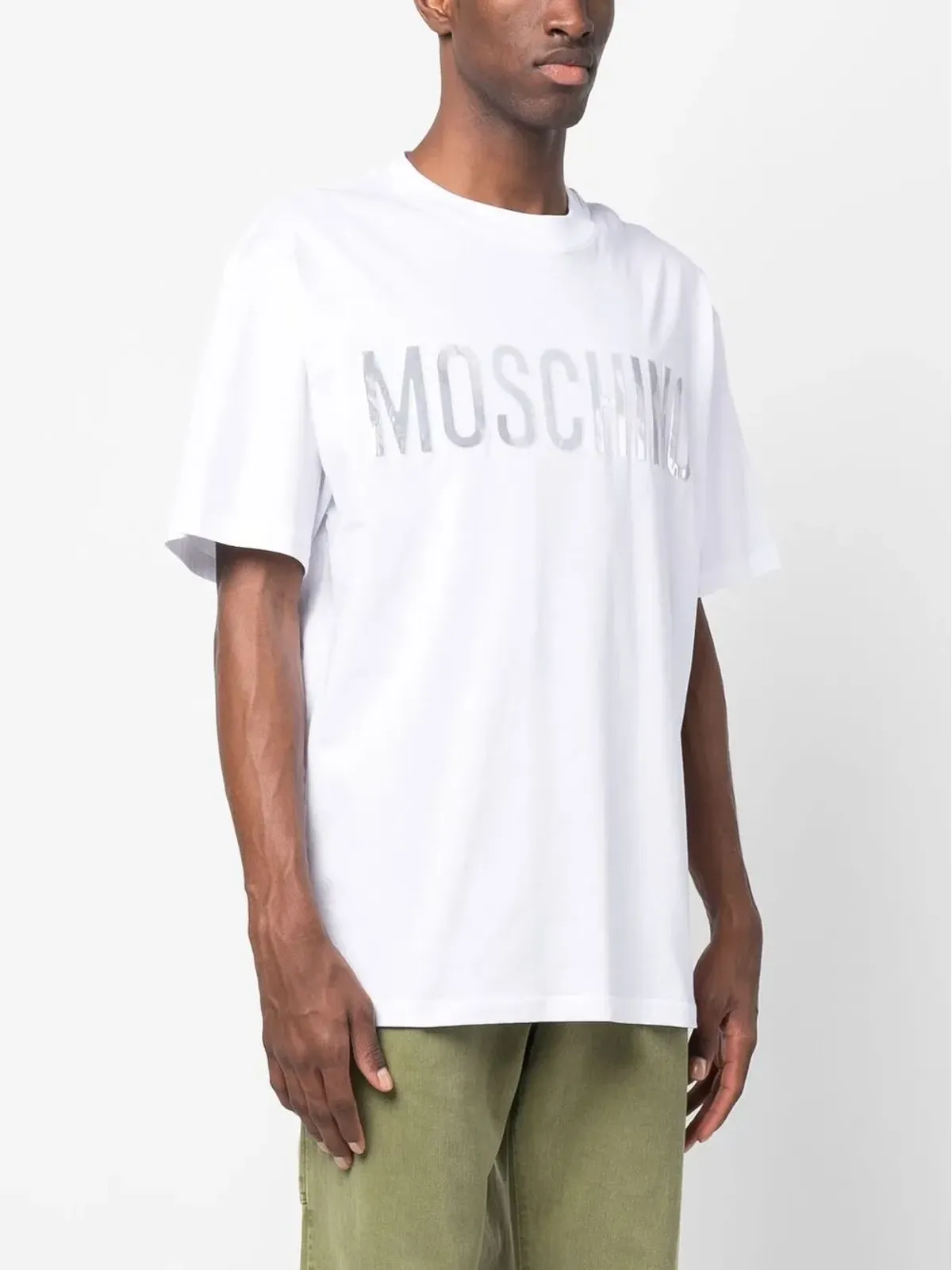 Moschino コットン ロゴプリント Tシャツ - White - 画像3