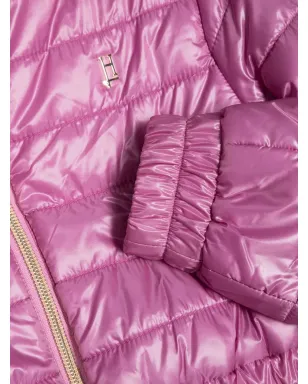 Herno Kids メタリック クロップド パディッド ジャケット - サムネイル3