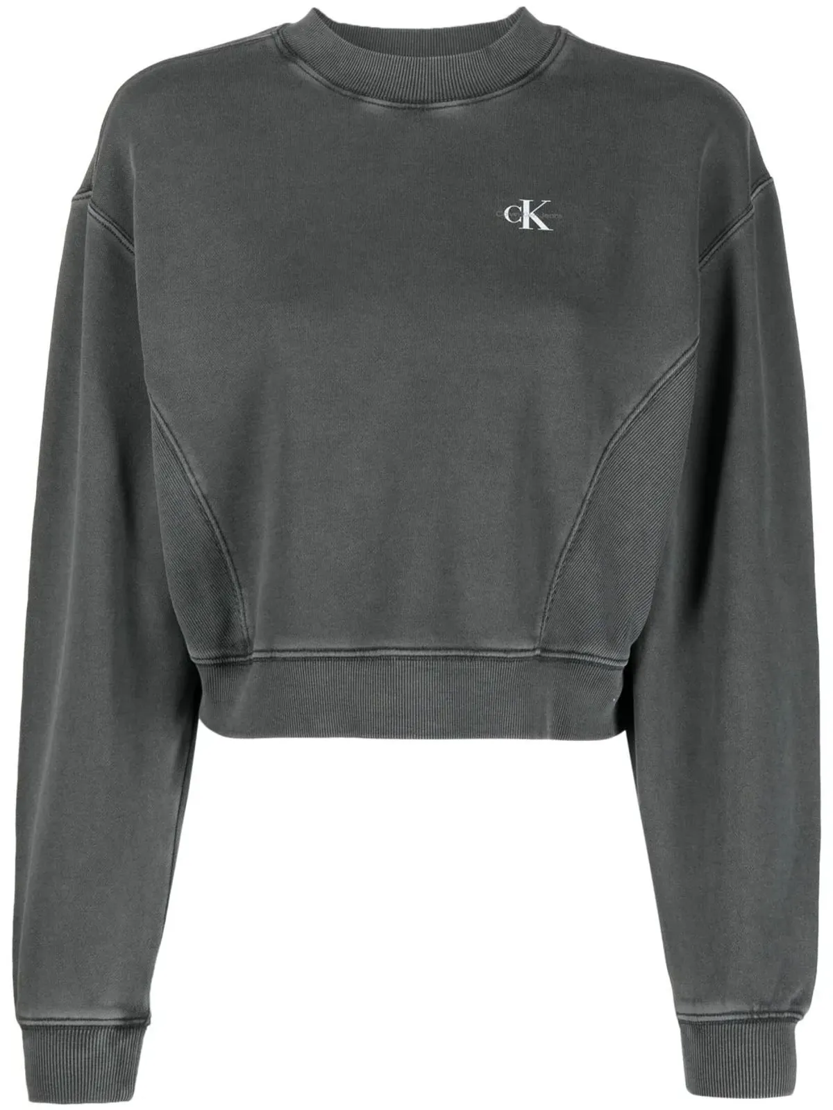 Calvin Klein Jeans ロゴプリント洗い加工スウェット - 画像1