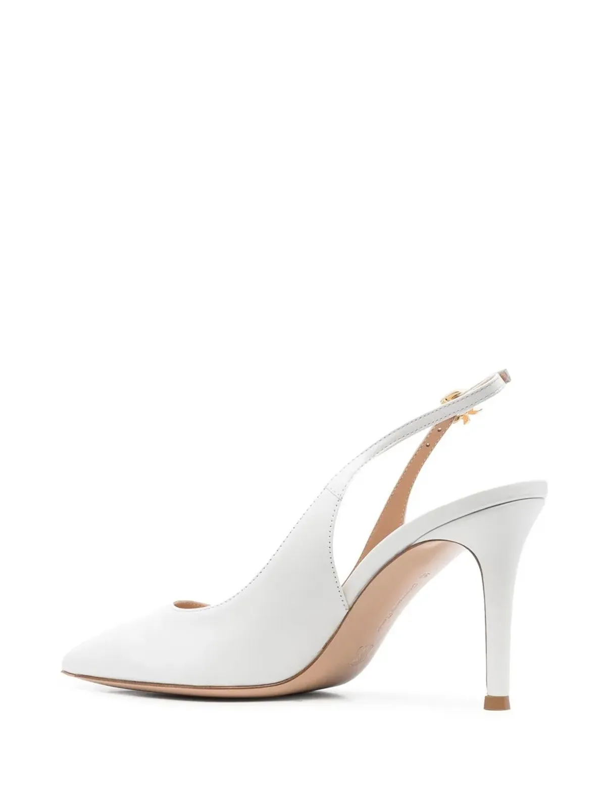 Gianvito Rossi リボン付きスリングバックパンプス - 画像3