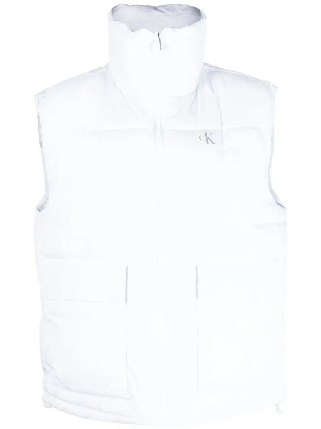 Calvin Klein Jeans Calvin Klein Jeans ロゴプリント入りパデッドジレの商品画像