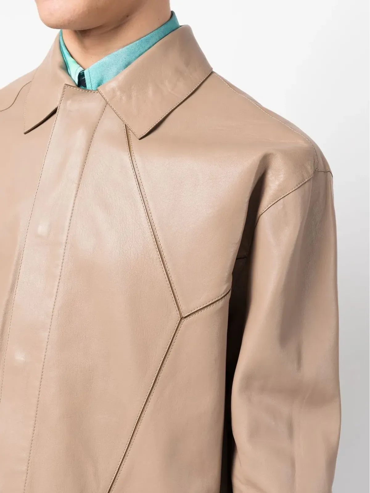 LOEWE 幾何学的パネルド クラシックシャツ - 画像5