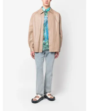 LOEWE 幾何学的パネルド クラシックシャツ - サムネイル2