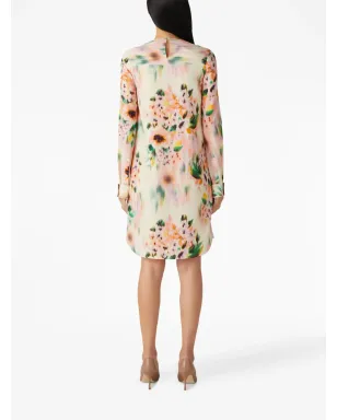 St. John floral-print mini dress - White - サムネイル4