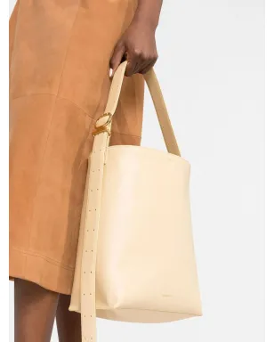 Jil Sander Cannolo レザー トートバッグ - サムネイル3