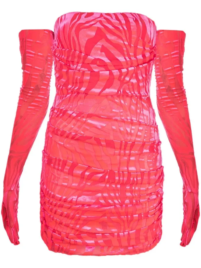 Alex Perry Alex Perry Colter ルシュ・デボレ・ミニドレスの商品画像