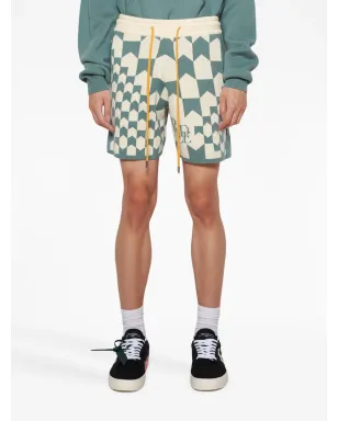 RHUDE レーシングモノグラムニットショーツ - サムネイル3
