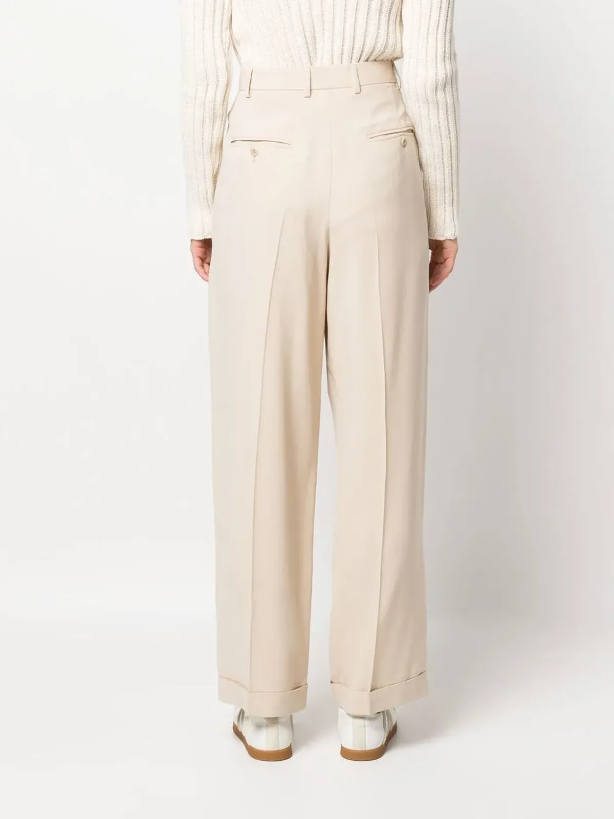 A.P.C. メリサ ワイドレッグ テーラードパンツ - 画像4