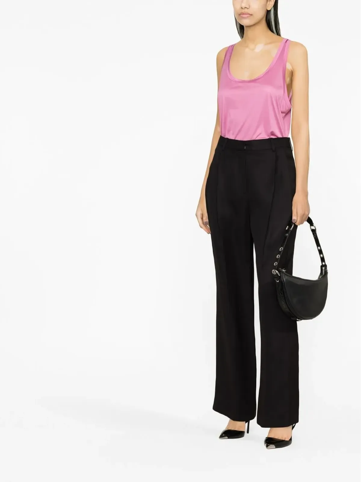 TOM FORD シルクタンクトップ ピンク - 画像2