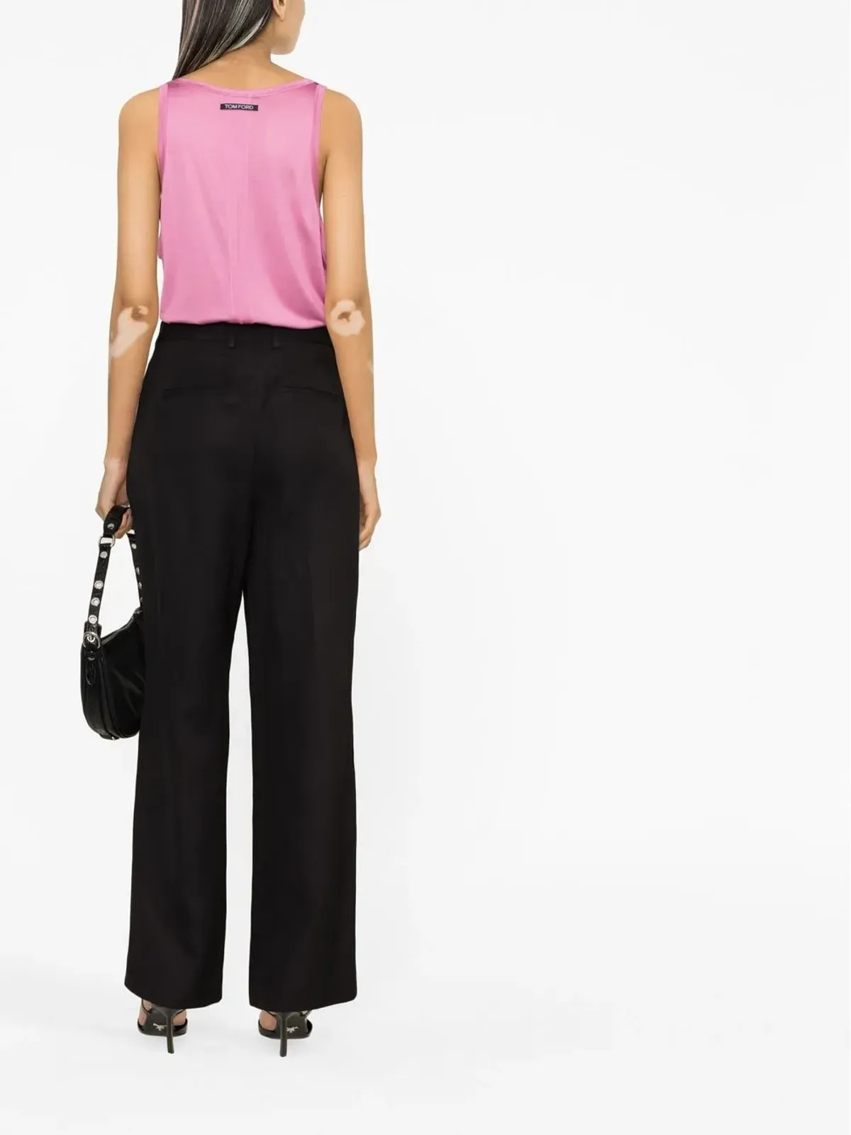 TOM FORD シルクタンクトップ ピンク - 画像3