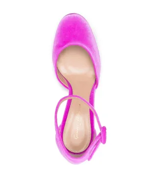 Gianvito Rossi ピンクのカーフレザー パンプス - サムネイル4