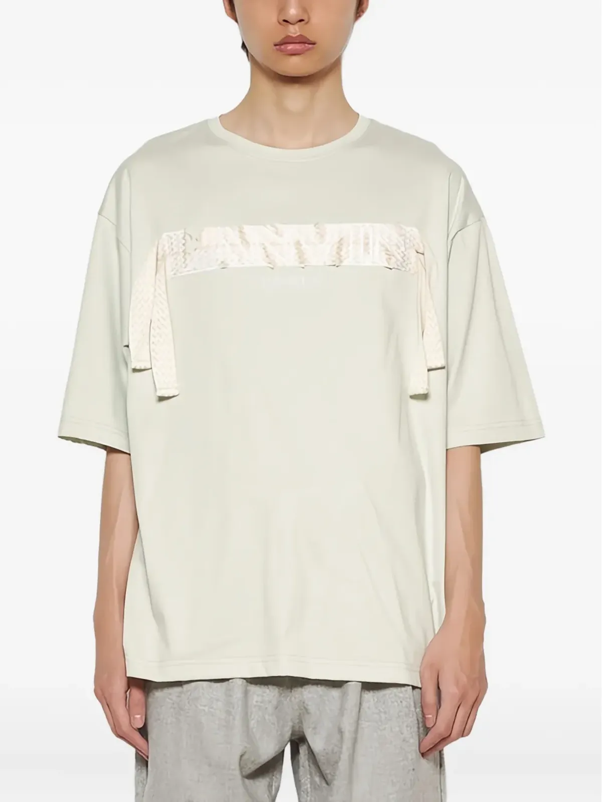 Lanvin カーブド刺繍 Tシャツ - 画像3