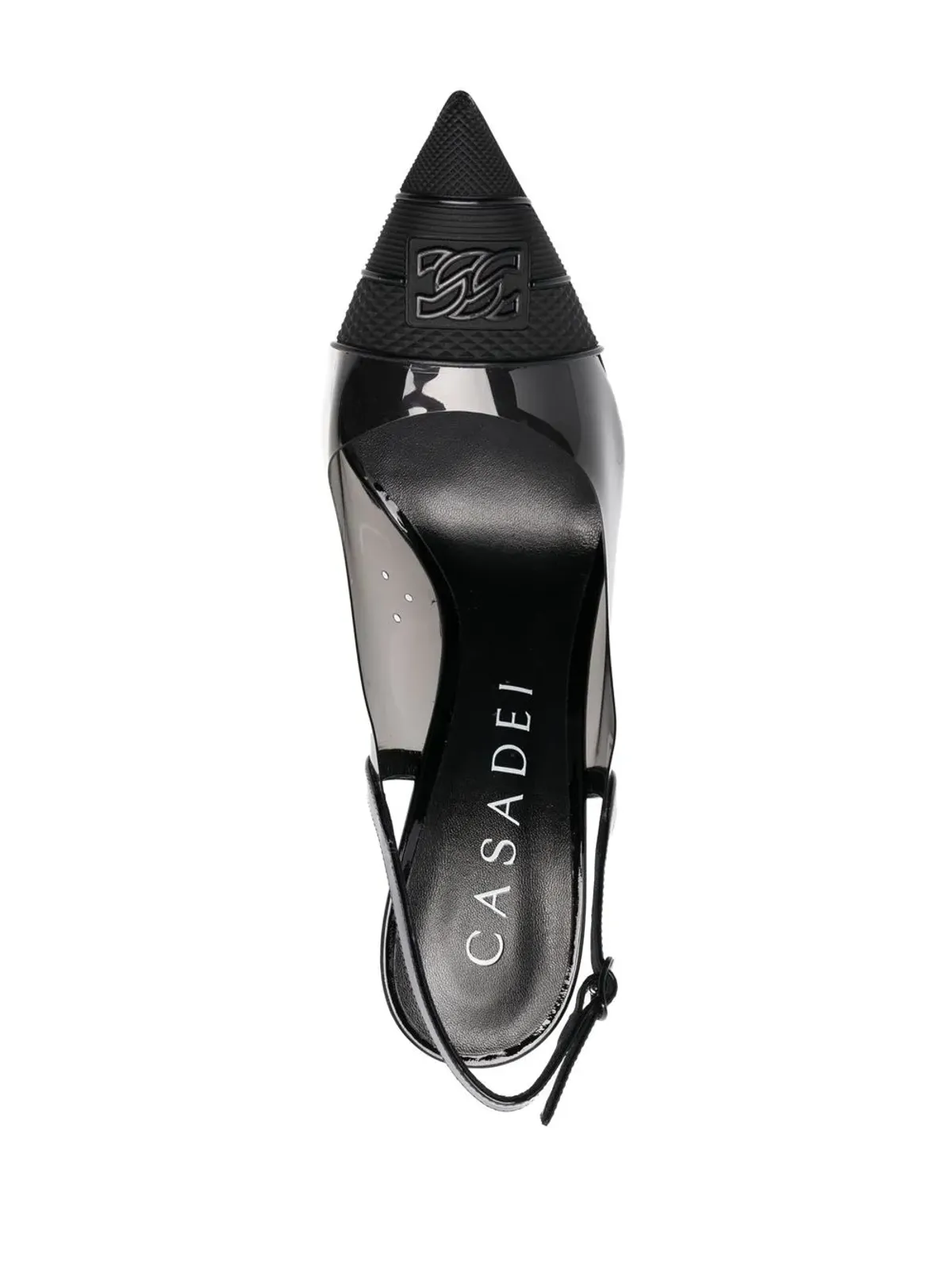 Casadei Blade Fluo PVC leather pumps - Black - 画像4