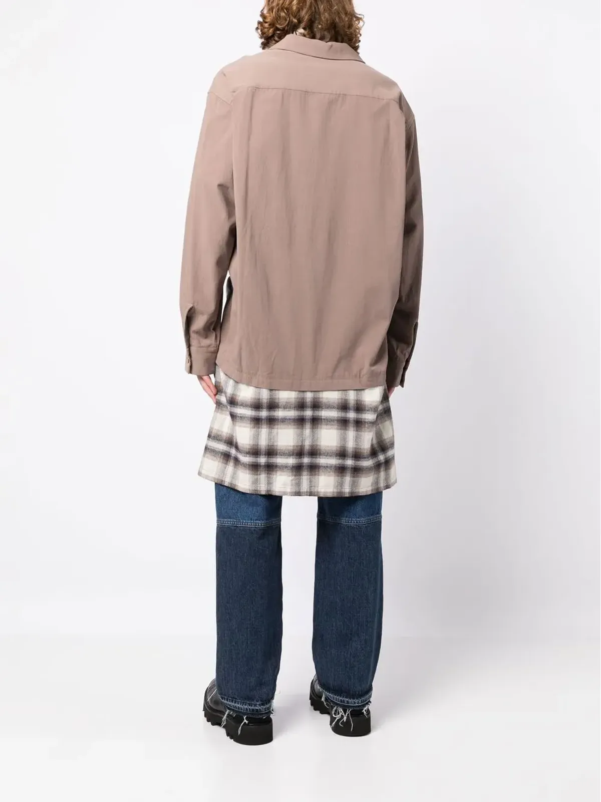Maison MIHARA YASUHIRO レイヤードディテール シャツコート - 画像4