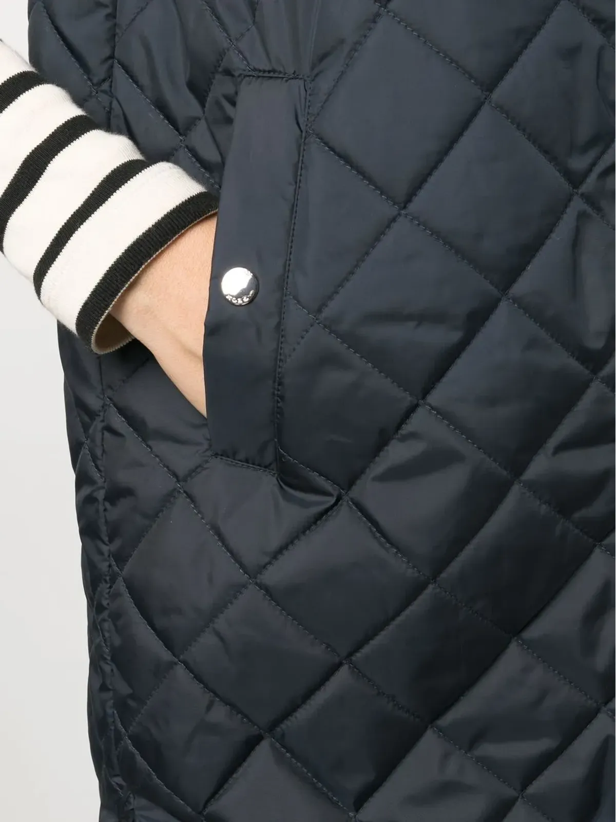 Geox Asheely quilted gilet - Blue - 画像5