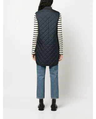 Geox Asheely quilted gilet - Blue - サムネイル4