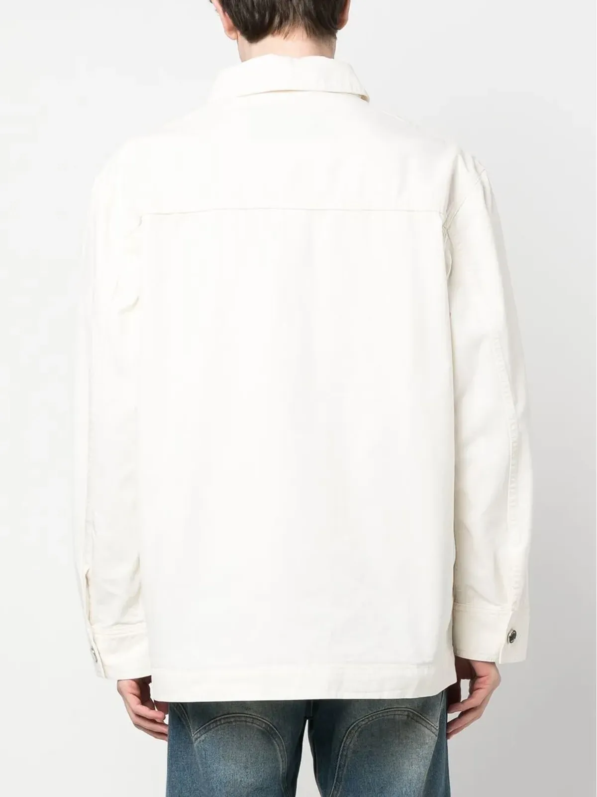 Études Studio 長袖ボタンアップシャツ - White - 画像4