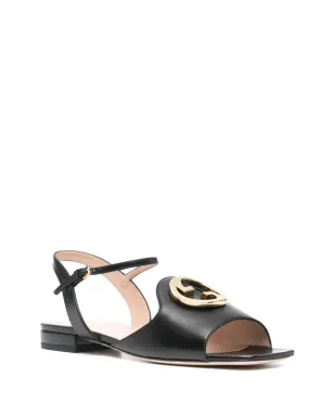 Gucci グッチ Interlocking Gロゴ レザーサンダル - サムネイル2