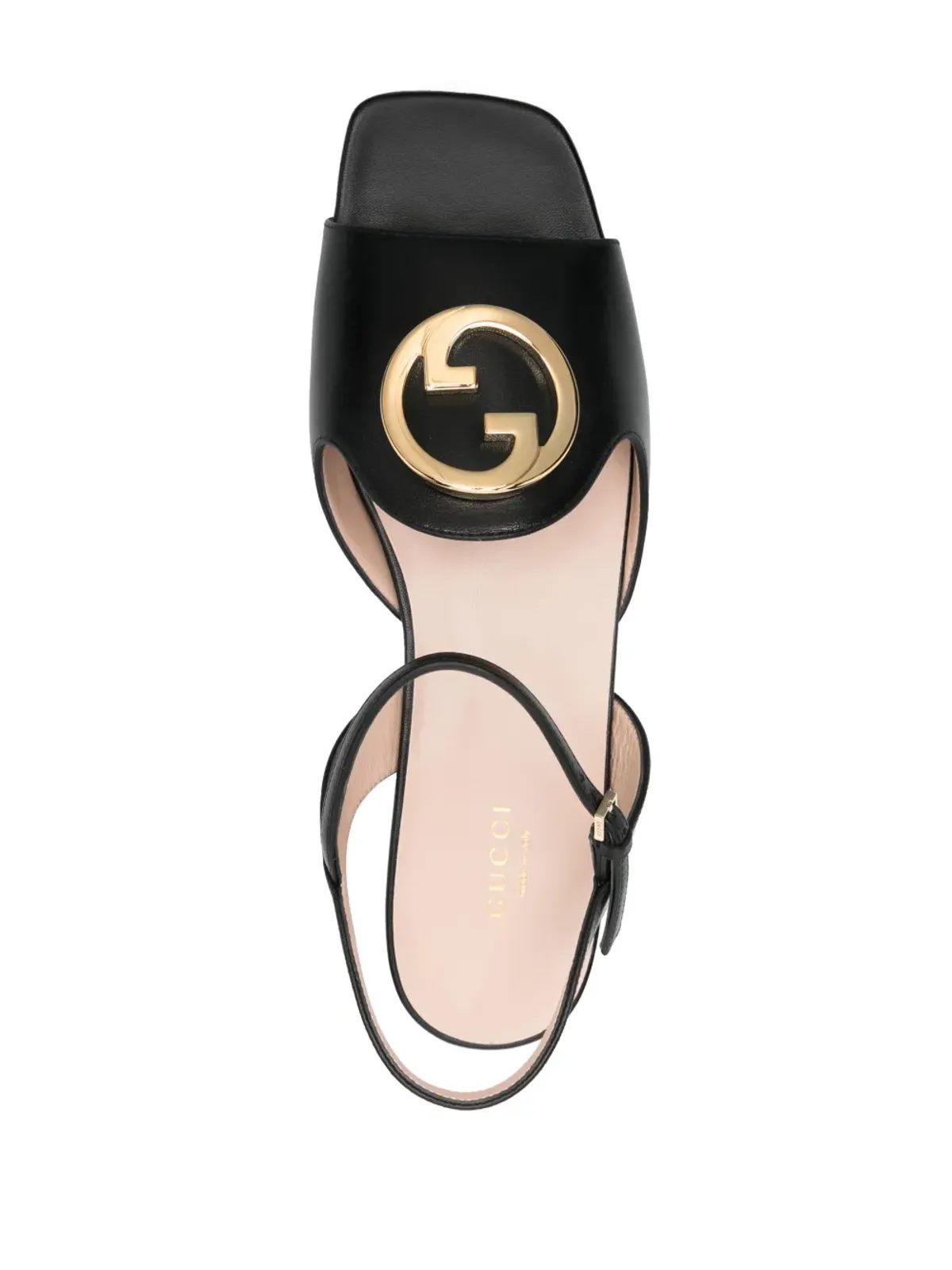 Gucci グッチ Interlocking Gロゴ レザーサンダル - 画像4