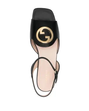 Gucci グッチ Interlocking Gロゴ レザーサンダル - サムネイル4