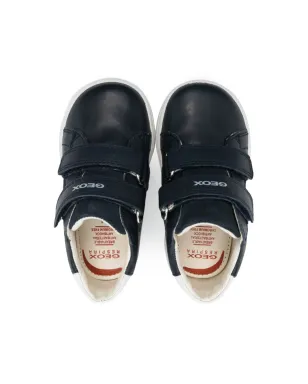 Geox Kids タッチストラップ レザー スニーカー - サムネイル3