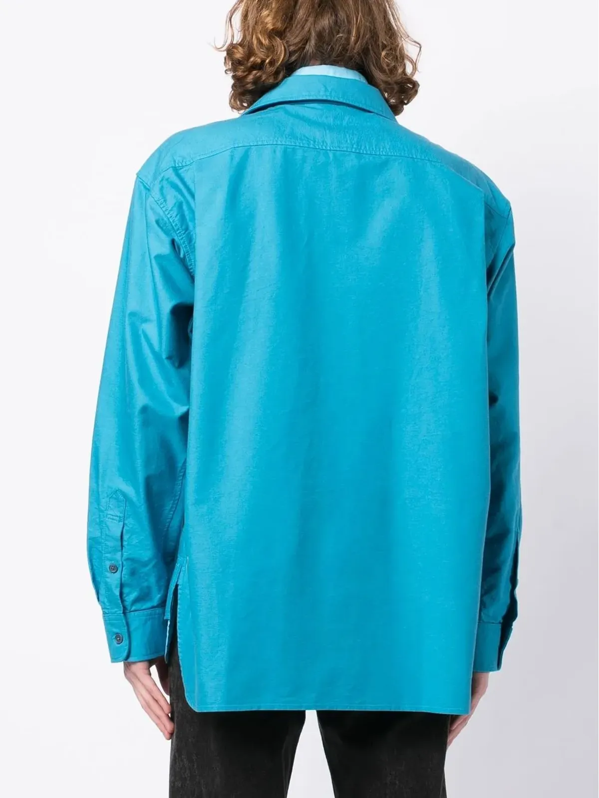 Maison MIHARA YASUHIRO レイヤードディテール長袖シャツ - 画像4
