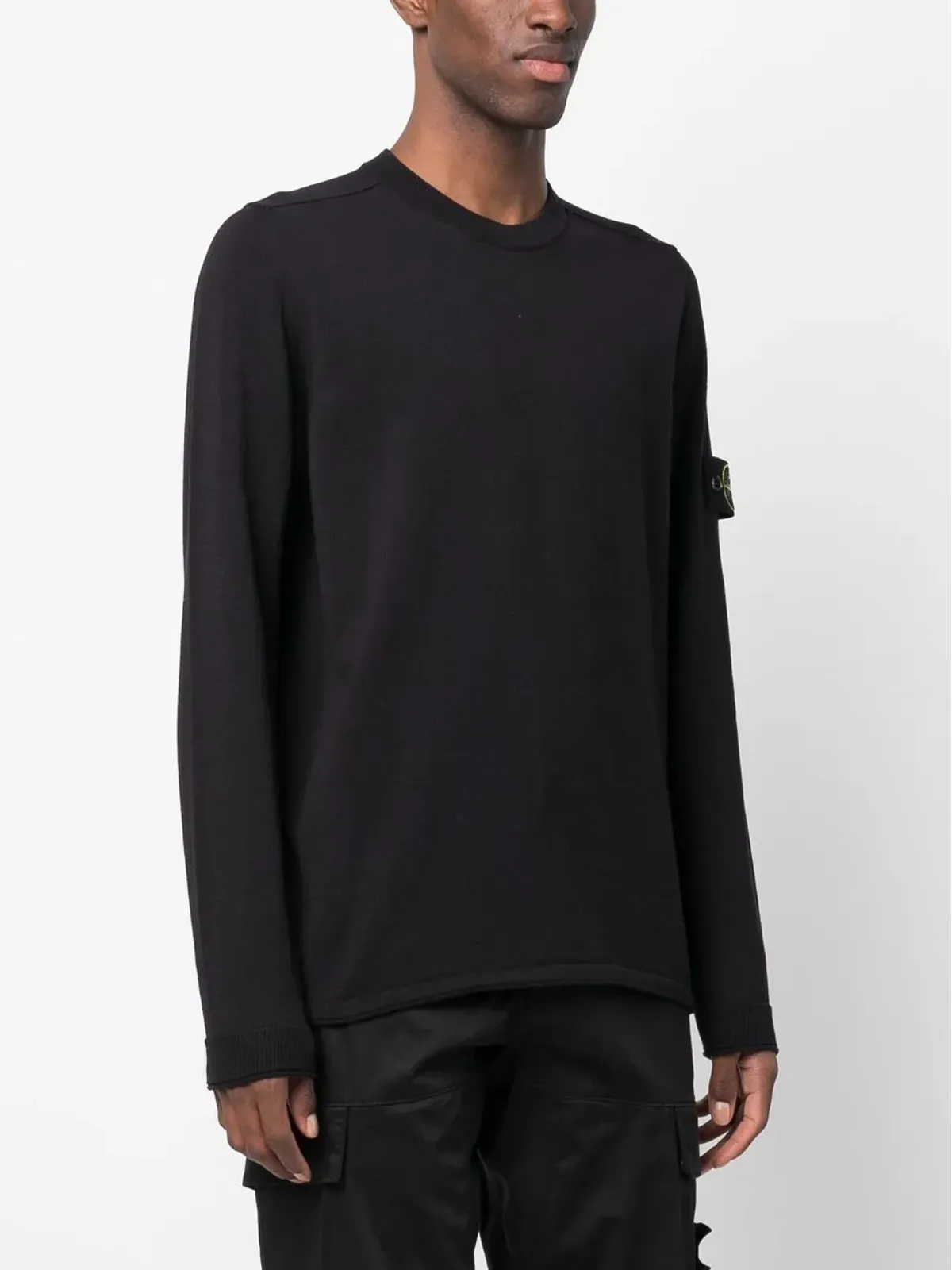Stone Island コンパスパッチ クルーネックセーター - 画像3