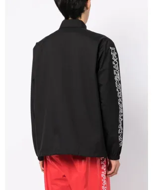Junya Watanabe MAN プリント袖シャツジャケット - Black - サムネイル4