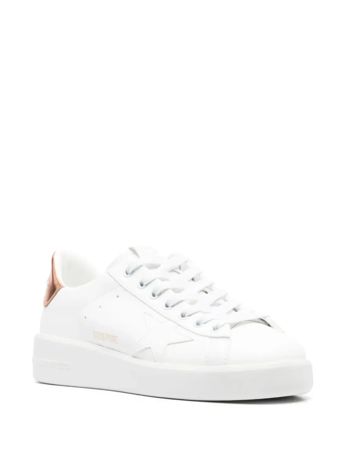 Golden Goose Pure-Star レースアップスニーカー（ホワイト） - 画像2
