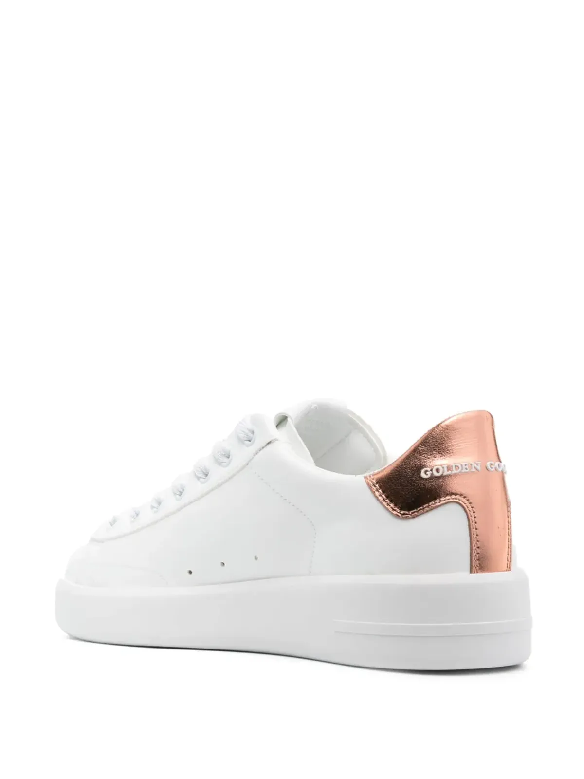 Golden Goose Pure-Star レースアップスニーカー（ホワイト） - 画像3