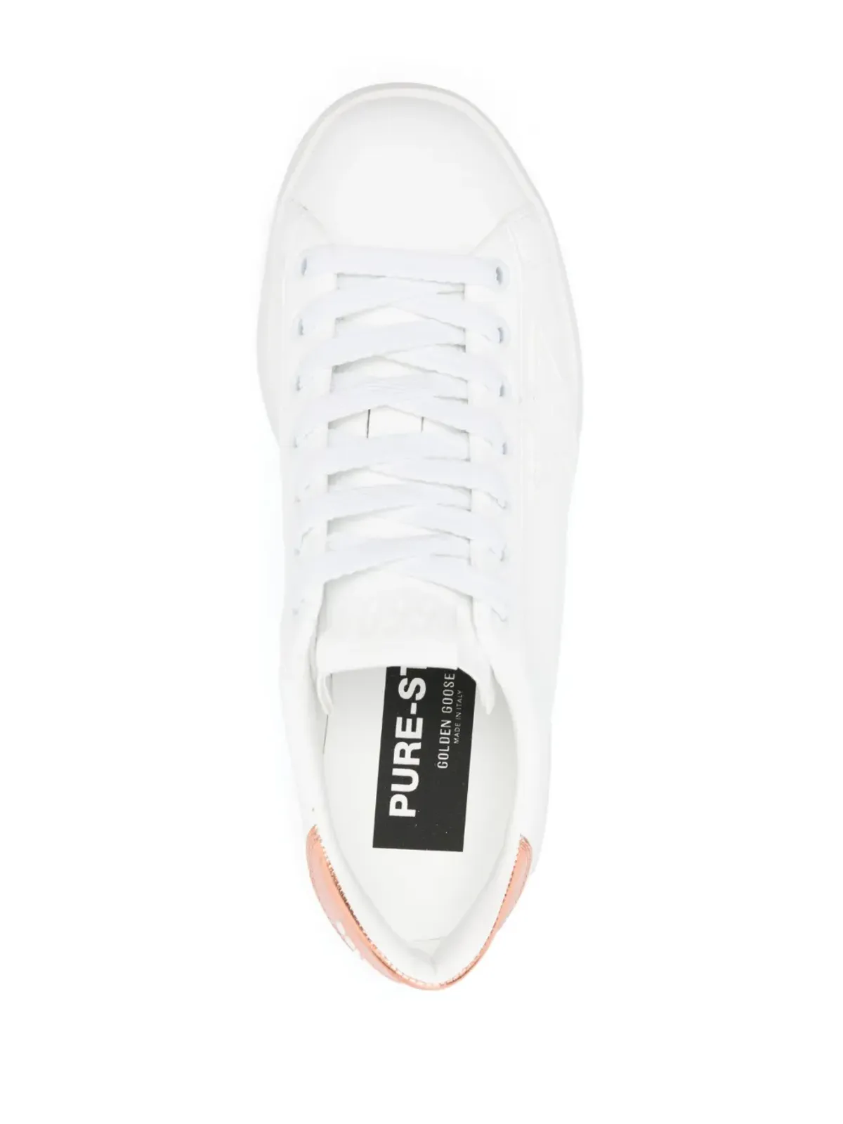 Golden Goose Pure-Star レースアップスニーカー（ホワイト） - 画像4