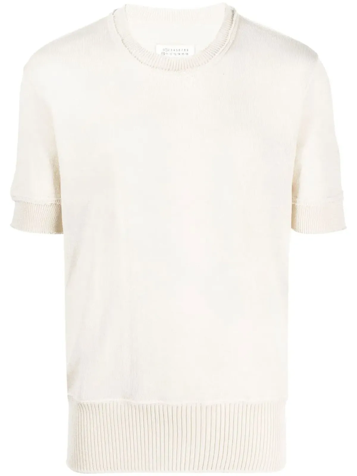 Maison Margiela リップドエッジ編みTシャツ - 画像1