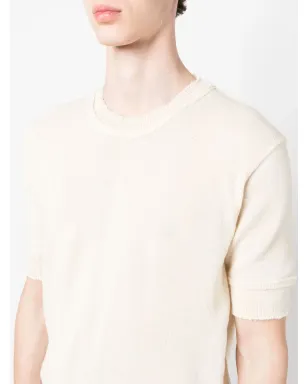 Maison Margiela リップドエッジ編みTシャツ - サムネイル5