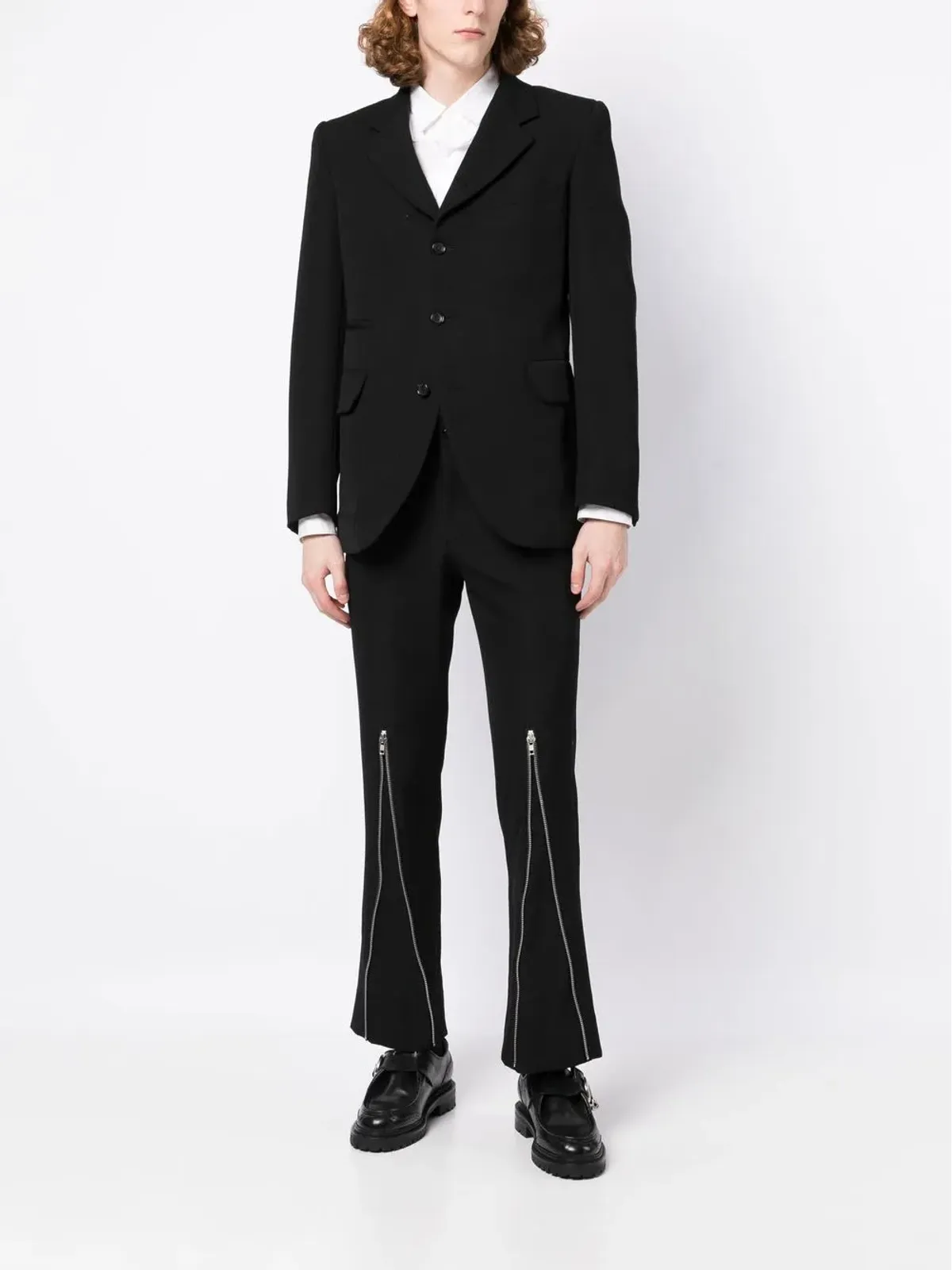 Comme des Garçons Homme Plus ジップディテール・スキニーパンツ - 画像2