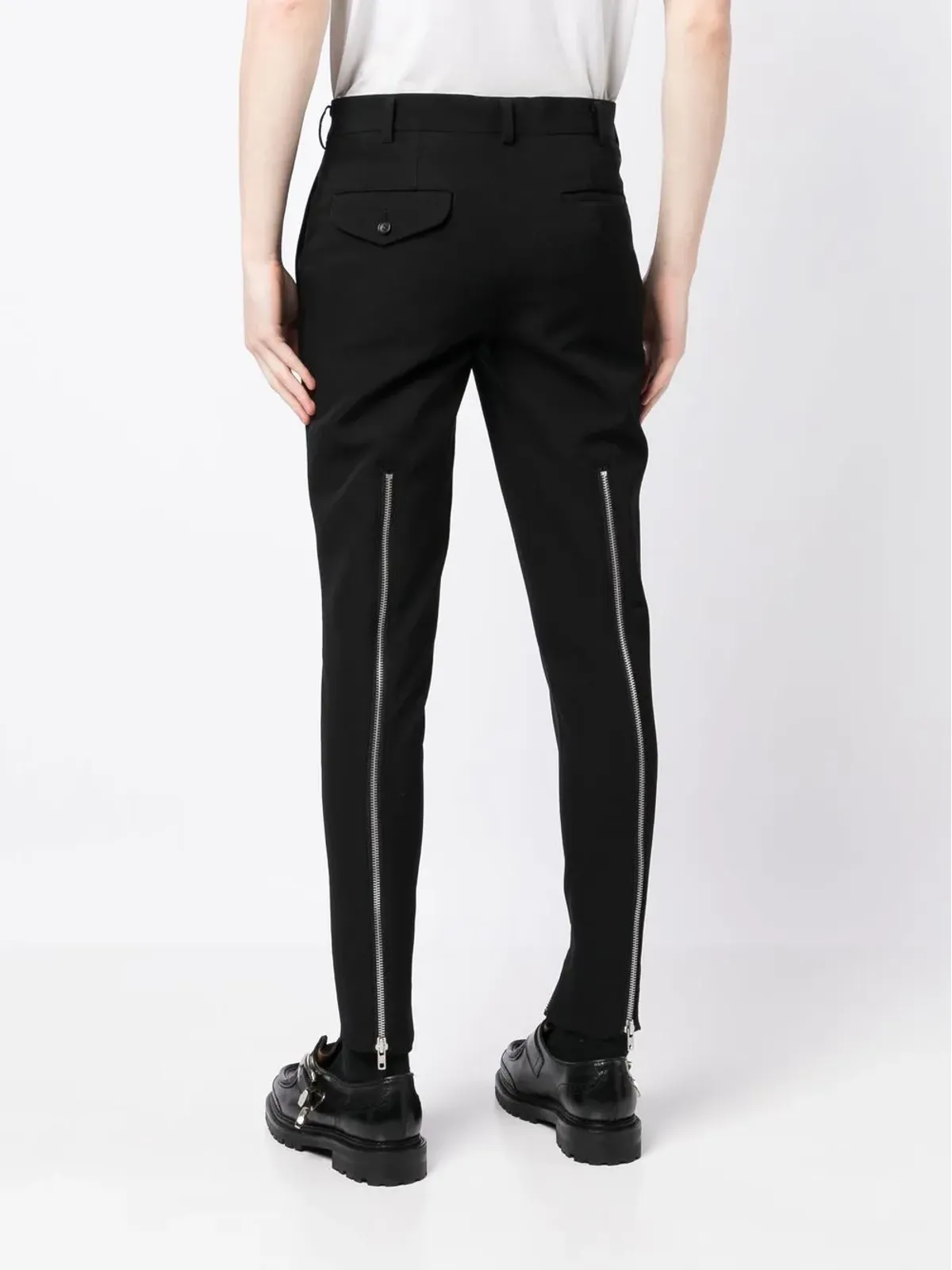 Comme des Garçons Homme Plus ジップディテール・スキニーパンツ - 画像4