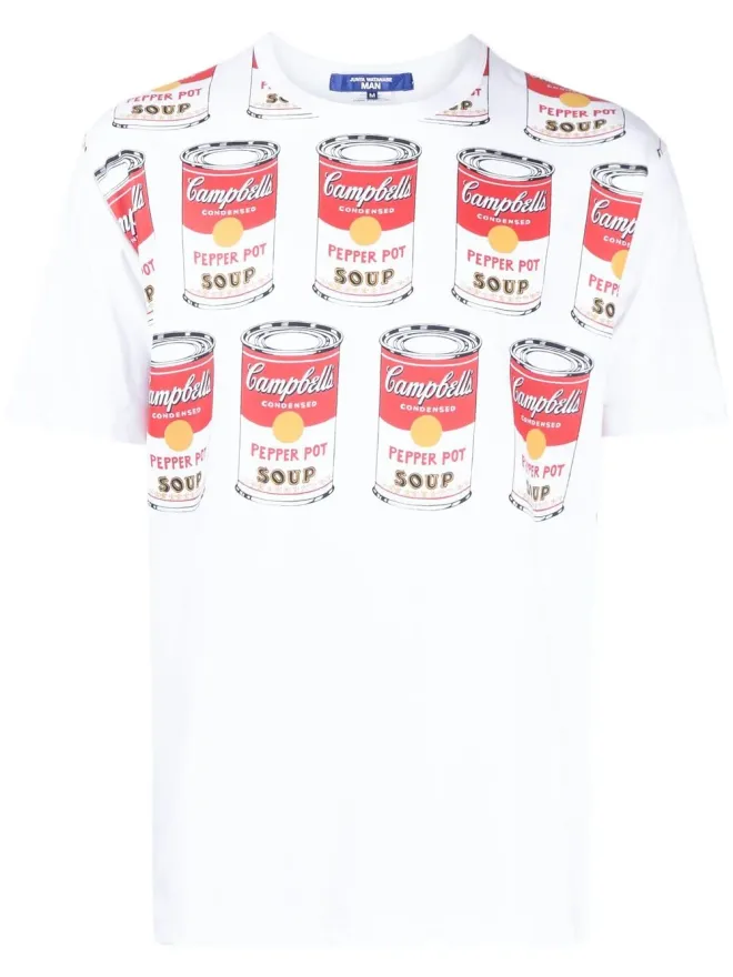 Junya Watanabe MAN Junya Watanabe MAN キャンベルスープ グラフィックプリント Tシャツの商品画像