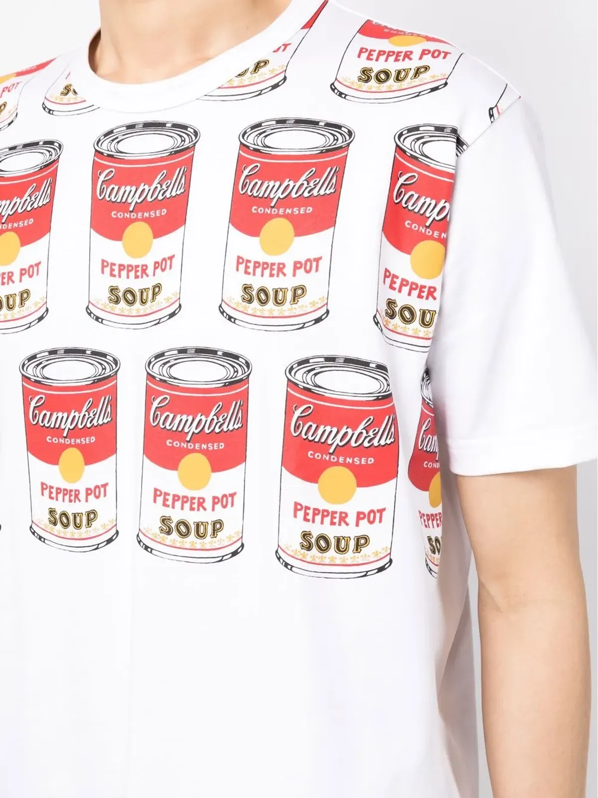 Junya Watanabe MAN キャンベルスープ グラフィックプリント Tシャツ - 画像5