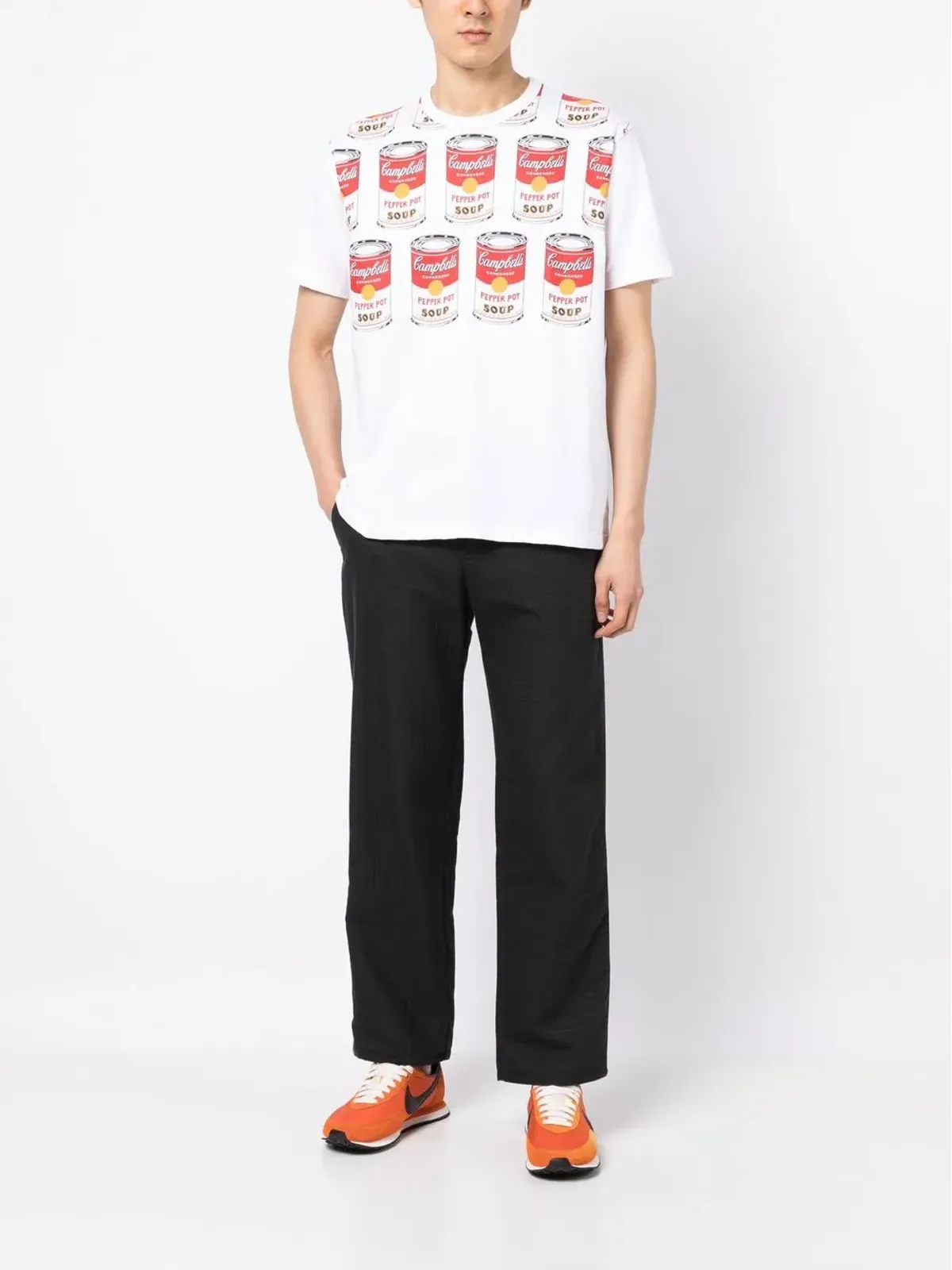 Junya Watanabe MAN キャンベルスープ グラフィックプリント Tシャツ - 画像2