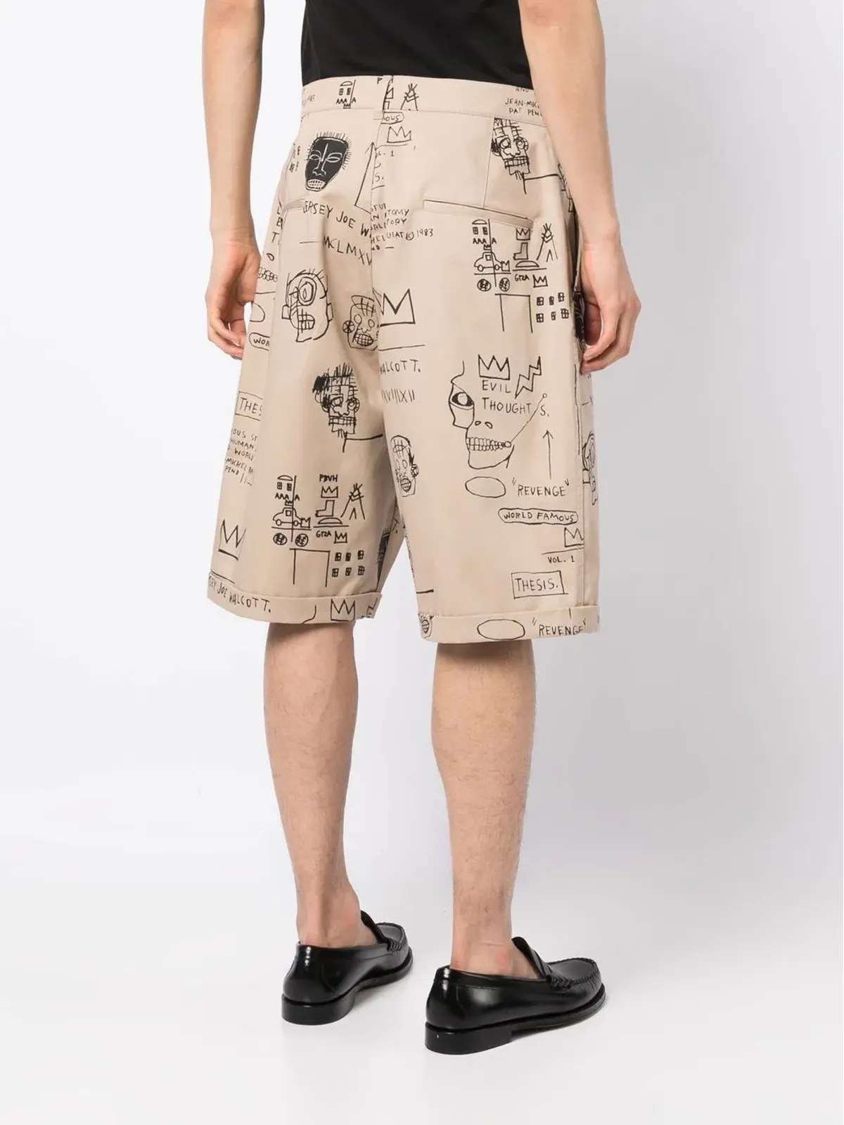 Junya Watanabe MAN Basquiat風チノショーツ - 画像4